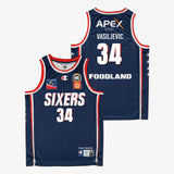 DJ Vasiljevic Adelaide 36ers 2025 NBL Primary Jersey - Navy