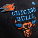 Chicago Bulls Double Team Pro Crown Snapback - Black
