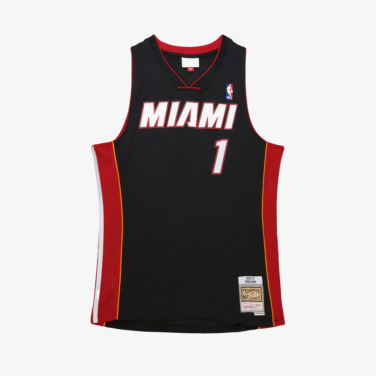 Chris Bosh Miami Heat 12-13 HWC Swingman Jersey - Black