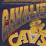 Cleveland Cavaliers Brush Off 2.0 T-Shirt - Navy