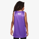 Culture of Basketball Reversible Youth Tank - Purple