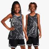 Culture of Basketball Swoosh Reversible Youth Tank - Black/White