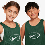Culture of Basketball Swoosh Reversible Youth Tank - Fir/Gold