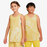 Culture of Basketball Swoosh Reversible Youth Tank - Fir/Gold