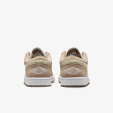 Air Jordan 1 Low - Khaki/White-Olive Aura-Sail