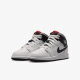 Air Jordan 1 Mid (GS) - Black/Summit White/Infrared