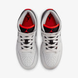 Air Jordan 1 Mid (GS) - Black/Summit White/Infrared