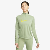 Dri-FIT Swoosh Hybrid 1/2-Zip Shirt Women - Green