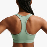 Swoosh Medium-Support Padded Bra - Steam/White