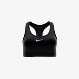 Swoosh Medium-Support Padded Bra - Black/White