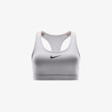 Swoosh Medium-Support Padded Bra - White/Black