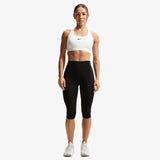 Swoosh Medium-Support Padded Bra - White/Black