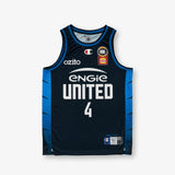 Dash Daniels Melbourne United 2025 NBL Primary Jersey - Black