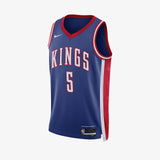 De'Aaron Fox Sacramento Kings 2024/25 City Edition Swingman Jersey - Blue Rush