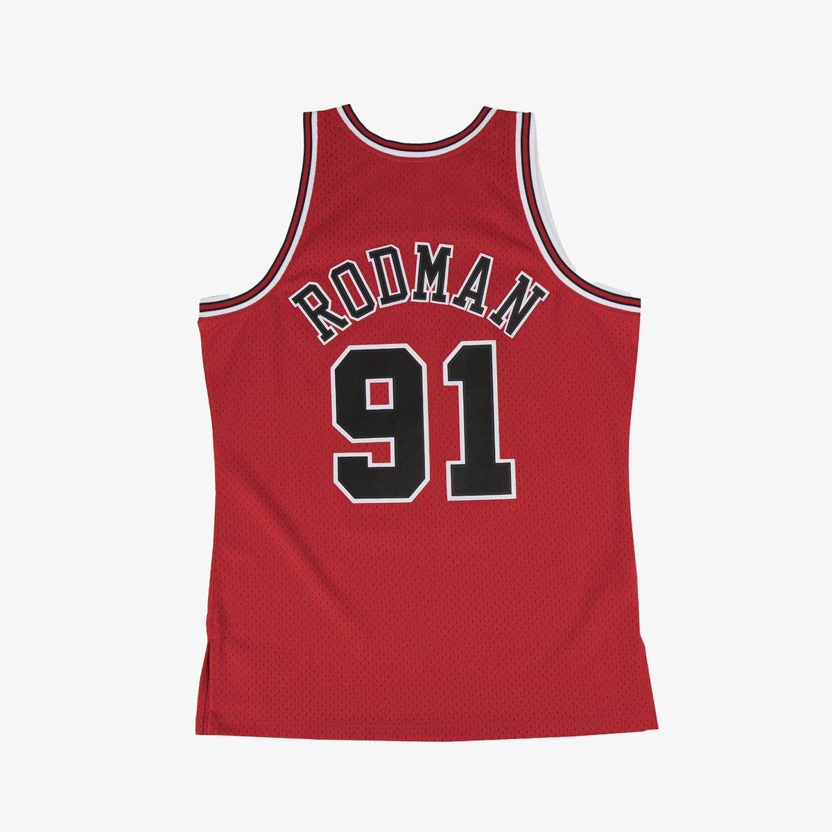 Dennis Rodman Chicago Bulls 97-98 HWC Swingman Jersey - Red - Throwback
