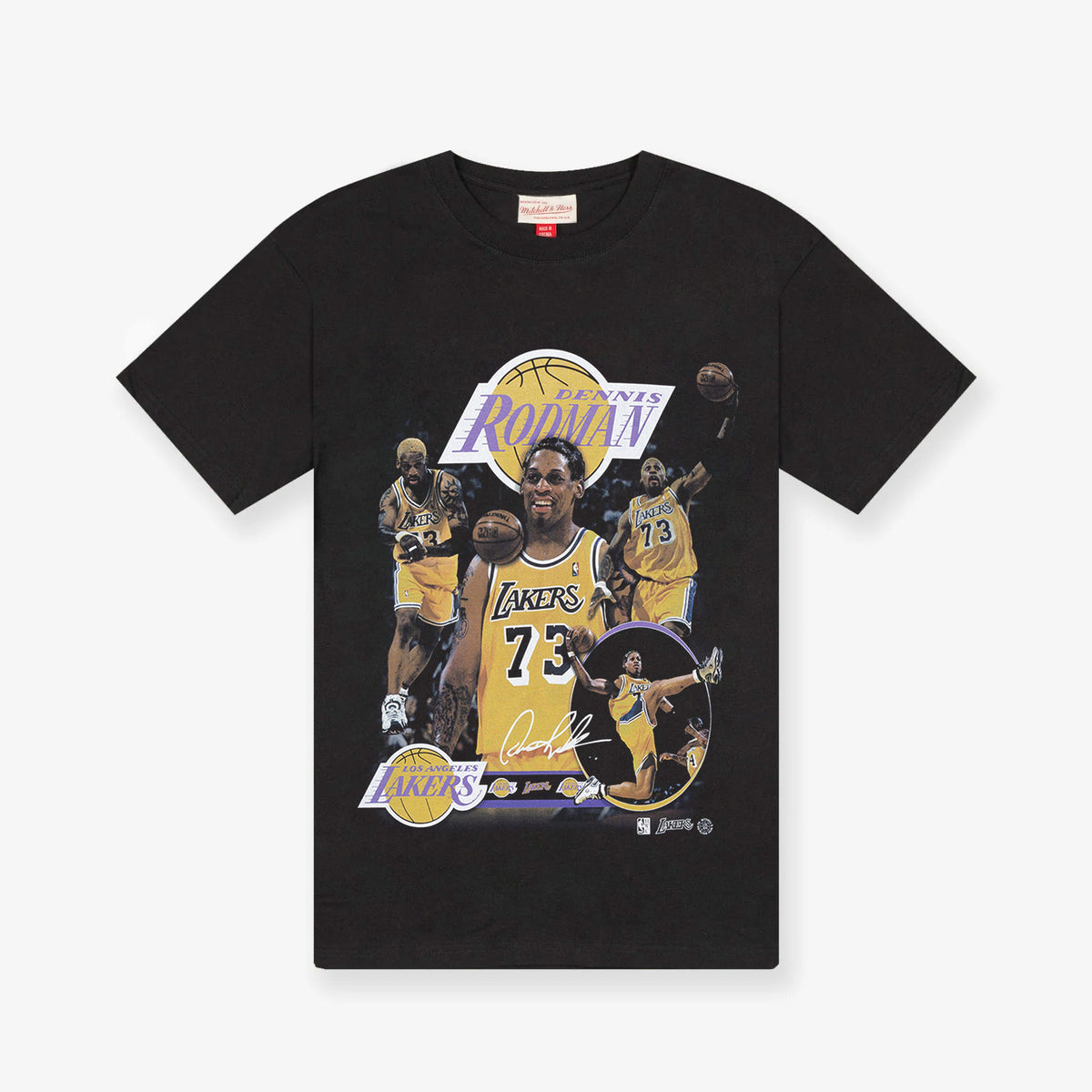Dennis rodman sales lakers t shirt