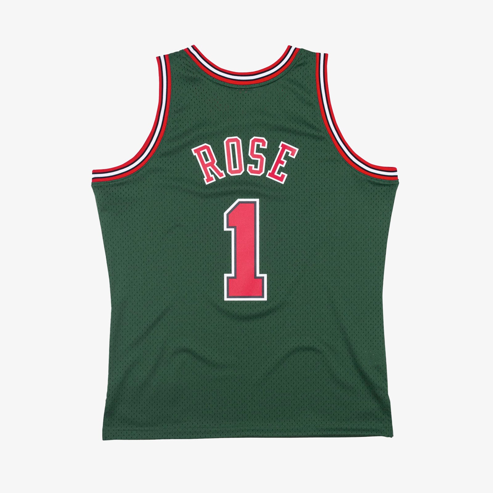 Derrick Rose Chicago Bulls 08 09 HWC Swingman Jersey Green Throwback