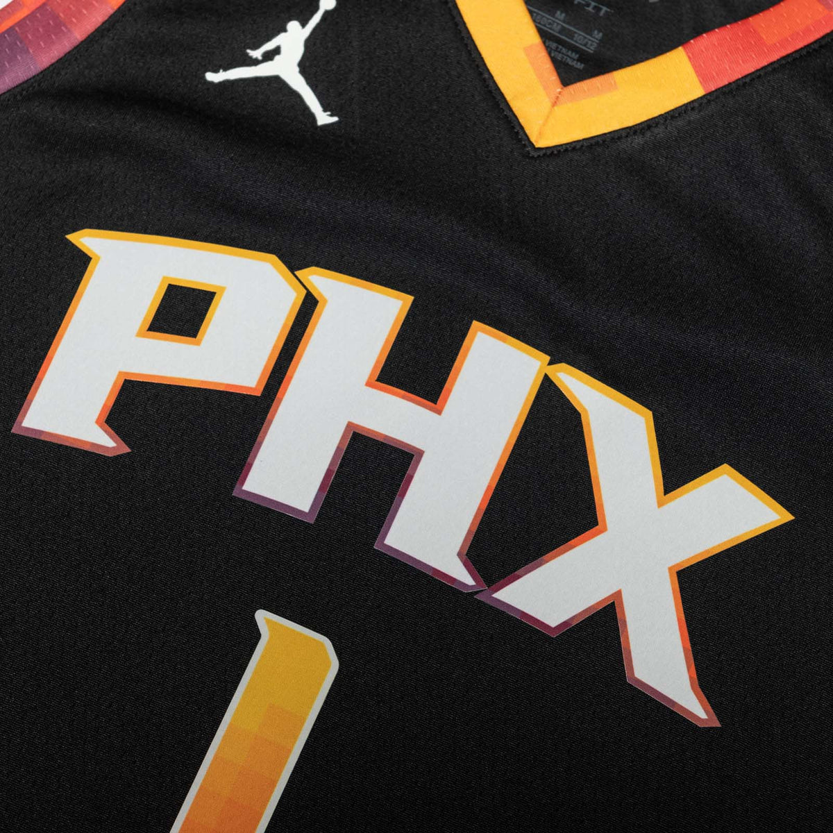 Phoenix Suns Swingman Black Devin Booker Jersey - Statement