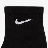 Everyday Cushioned Training Ankle Socks (6 Pairs) - Black/White
