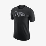 San Antonio Spurs Icon NBA Logo T-Shirt - Black