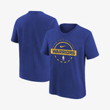 Golden State Warriors Practice Youth T-Shirt - Rush Blue
