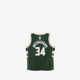Giannis Antetokounmpo Milwaukee Bucks Icon Edition Toddler Swingman Jersey - Green