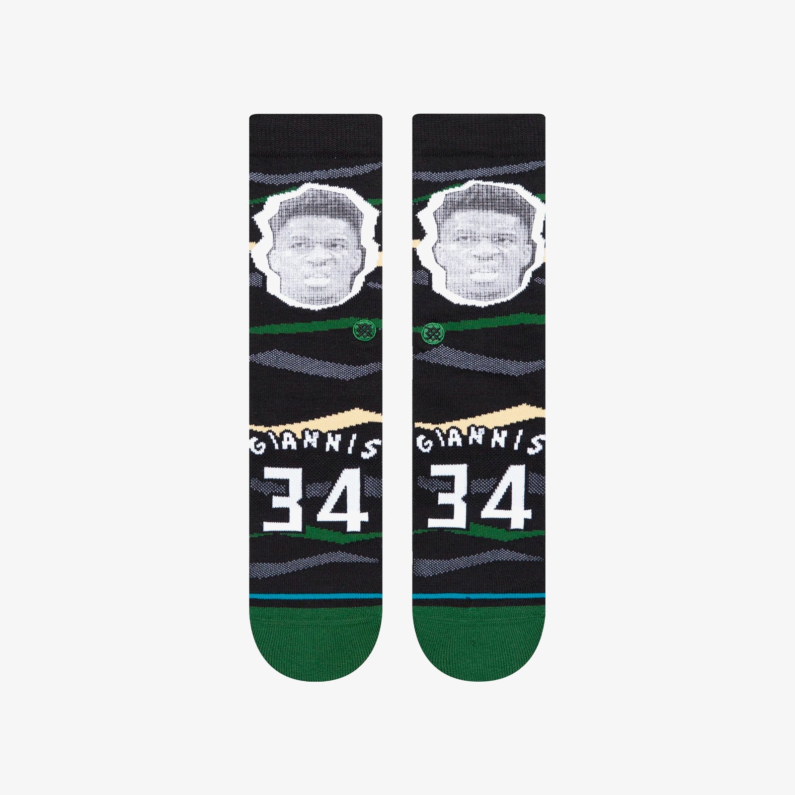 Giannis Antetokounmpo Zone Crew Socks â Throwback