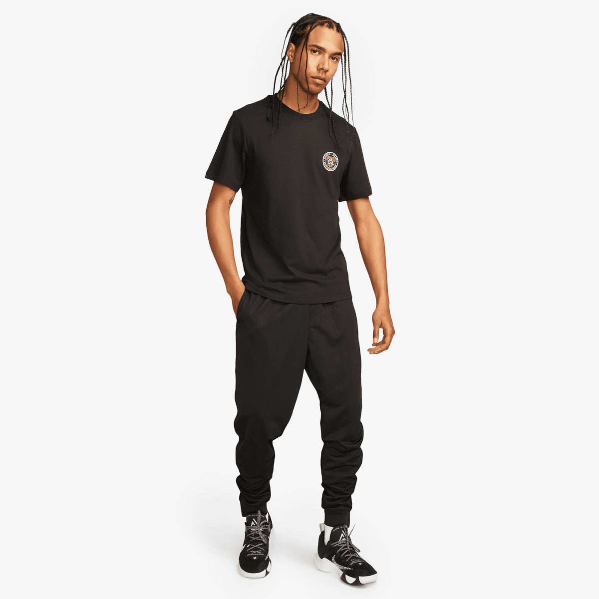 Giannis Floral Graphic Dri-FIT T-Shirt - Black