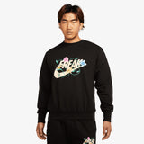 Giannis Floral Printed Standard Issue Dri-FIT Crew - Black