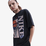 Women's Basketball Vintage Lockup T-Shirt - Black