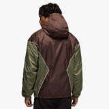 Brooklyn Men's Hooded Draft Jacket - Brown