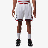 Sport Dri-FIT Mesh Diamond Shorts - White/Gym Red