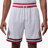 Sport Dri-FIT Mesh Diamond Shorts - White/Gym Red