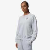 Women's Brooklyn Fleece Pullover Crewneck - Birch Heather
