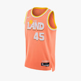 Donovan Mitchell Cleveland Cavaliers 2025/26 City Edition Swingman Jersey - Orange Frost