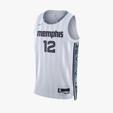 Ja Morant Memphis Grizzlies City Edition NBA Swingman Jersey - White