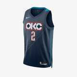 Shai Gilgeous-Alexander Oklahoma City Thunder 2025/26 City Edition Swingman Jersey - Thunder Blue