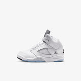 Air Jordan 5 Retro (PS) - 'White Metallic'