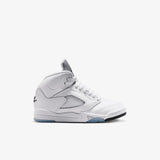 Air Jordan 5 Retro (PS) - 'White Metallic'