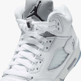Air Jordan 5 Retro (GS) - 'White Metallic'