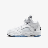 Air Jordan 5 Retro (GS) - 'White Metallic'