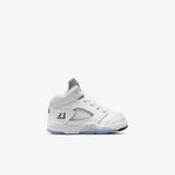 Air Jordan 5 Retro (TD) - 'White Metallic'