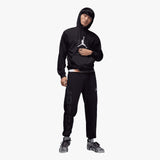Sport Crossover Men's Fleece Pullover Hoodie - Black