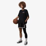 Sport Women's Dri-FIT 4" Diamond Shorts - Black/Metallic Gold
