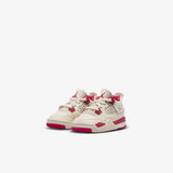 Air Jordan 4 (TD) - 'Pale Ivory and Sierra Red'