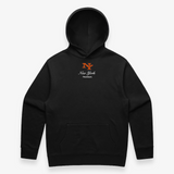 Throwback 'New York or Nowhere' Fleece Hoodie - Black