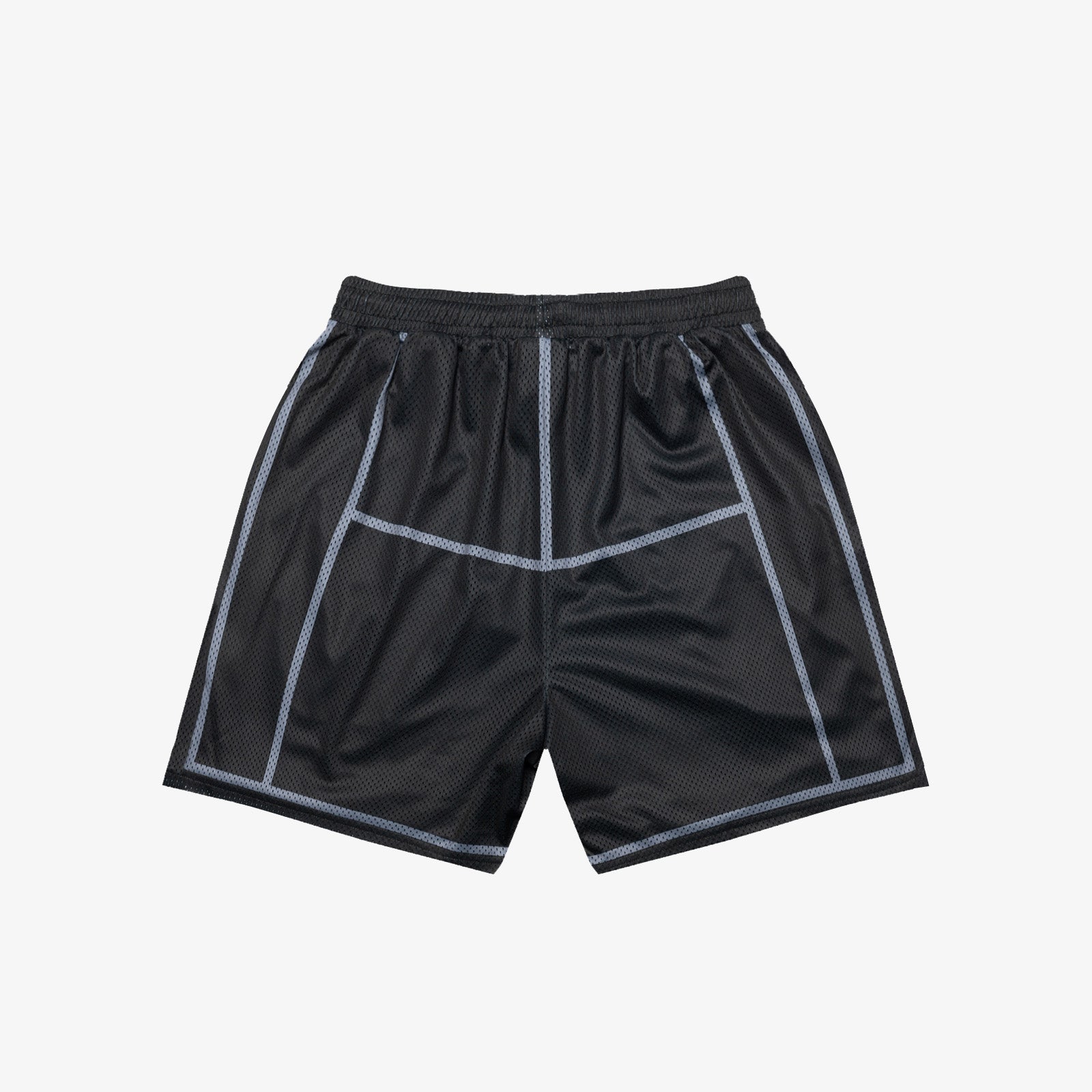 Hybrid Full Court Mesh Shorts Black Throwback