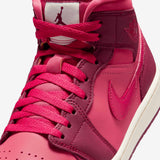 Women's Air Jordan 1 Mid SE - Team Red/Pueblo Red