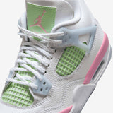 Air Jordan 4 Retro (GS) - White/Soft Pink