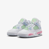 Air Jordan 4 Retro (GS) - White/Soft Pink